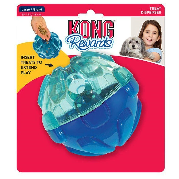 KONG Reward Ball Large 12 cm - snacklegetøj til hunde